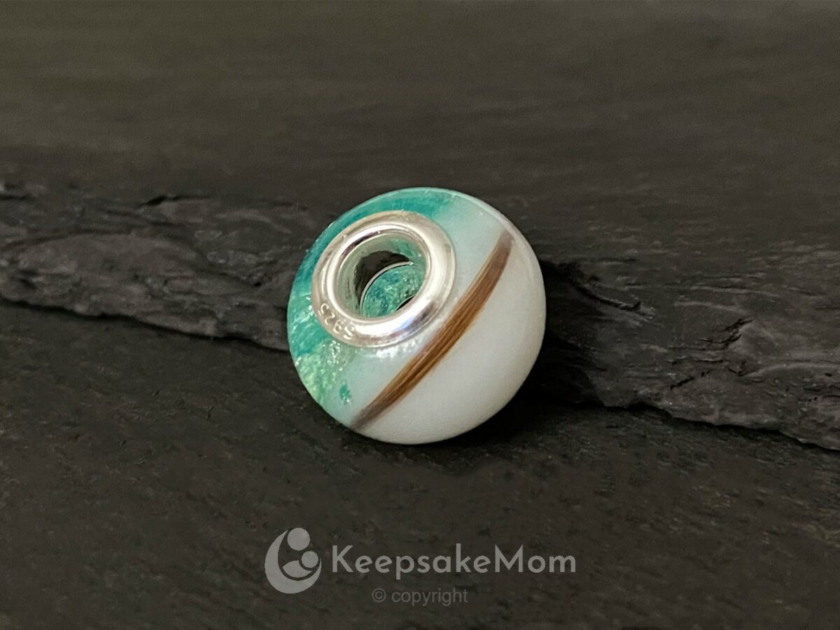KeepsakeMom Breastmilk Jewelry Breastmilk Beads, Celebration Bead, Lock Of Hair