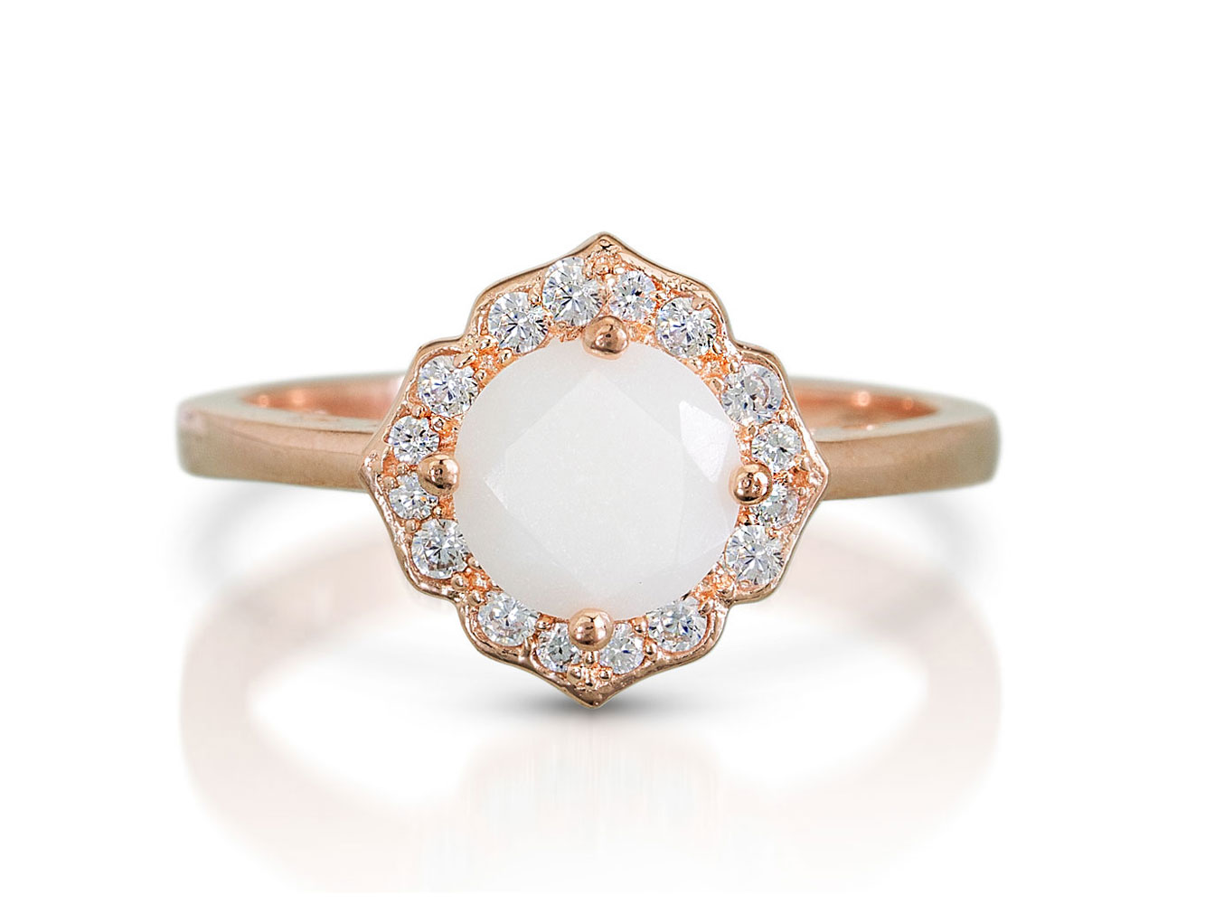 Lotus Set Breast Milk Rings, 14K Gold Breast Milk Jewelry KeepsakeMom