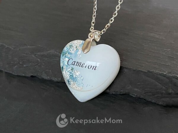 breastmilk-heart-necklace-blue-silver-name