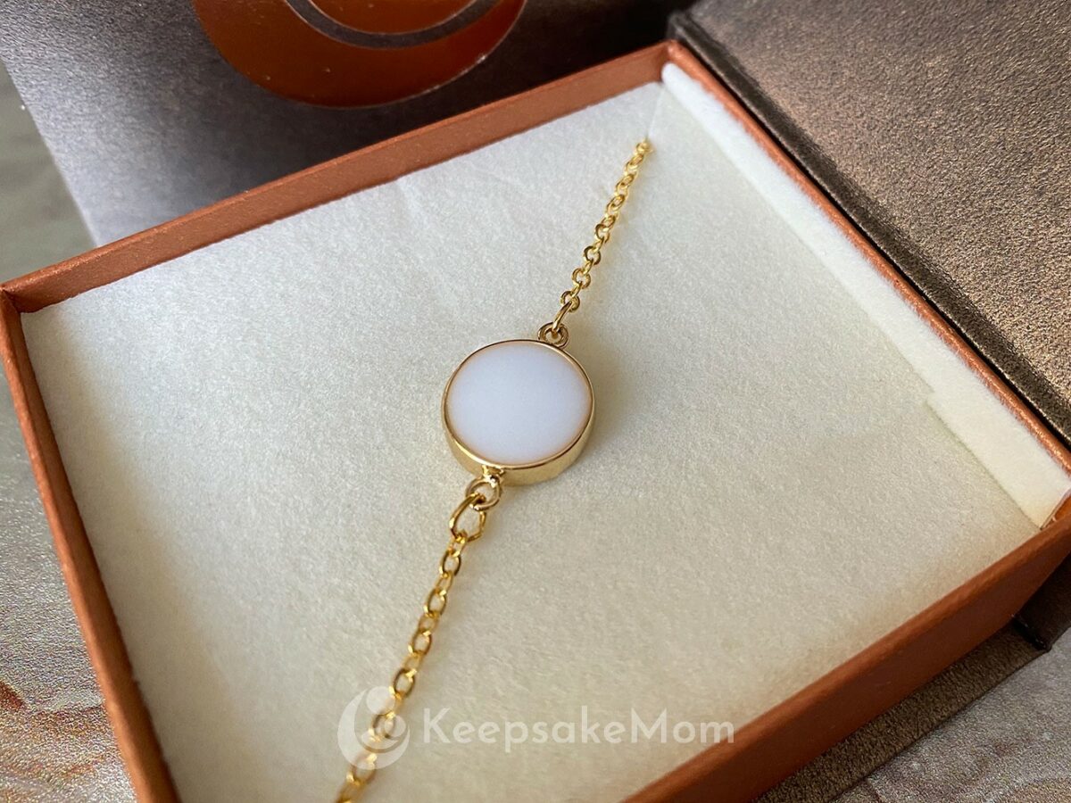 Breastmilk Bracelet Simple Gold