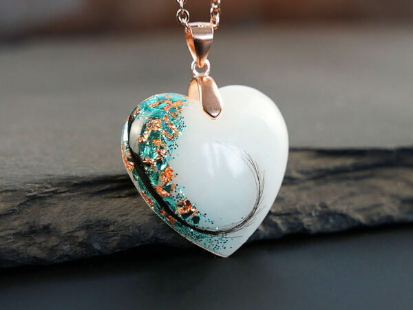 Rose Gold Heart with Birth Color - Image 16