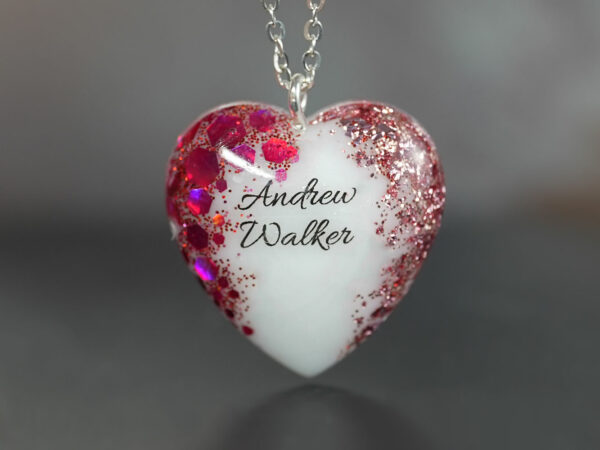 Heart with Two Birth Color Flakes - Image 7