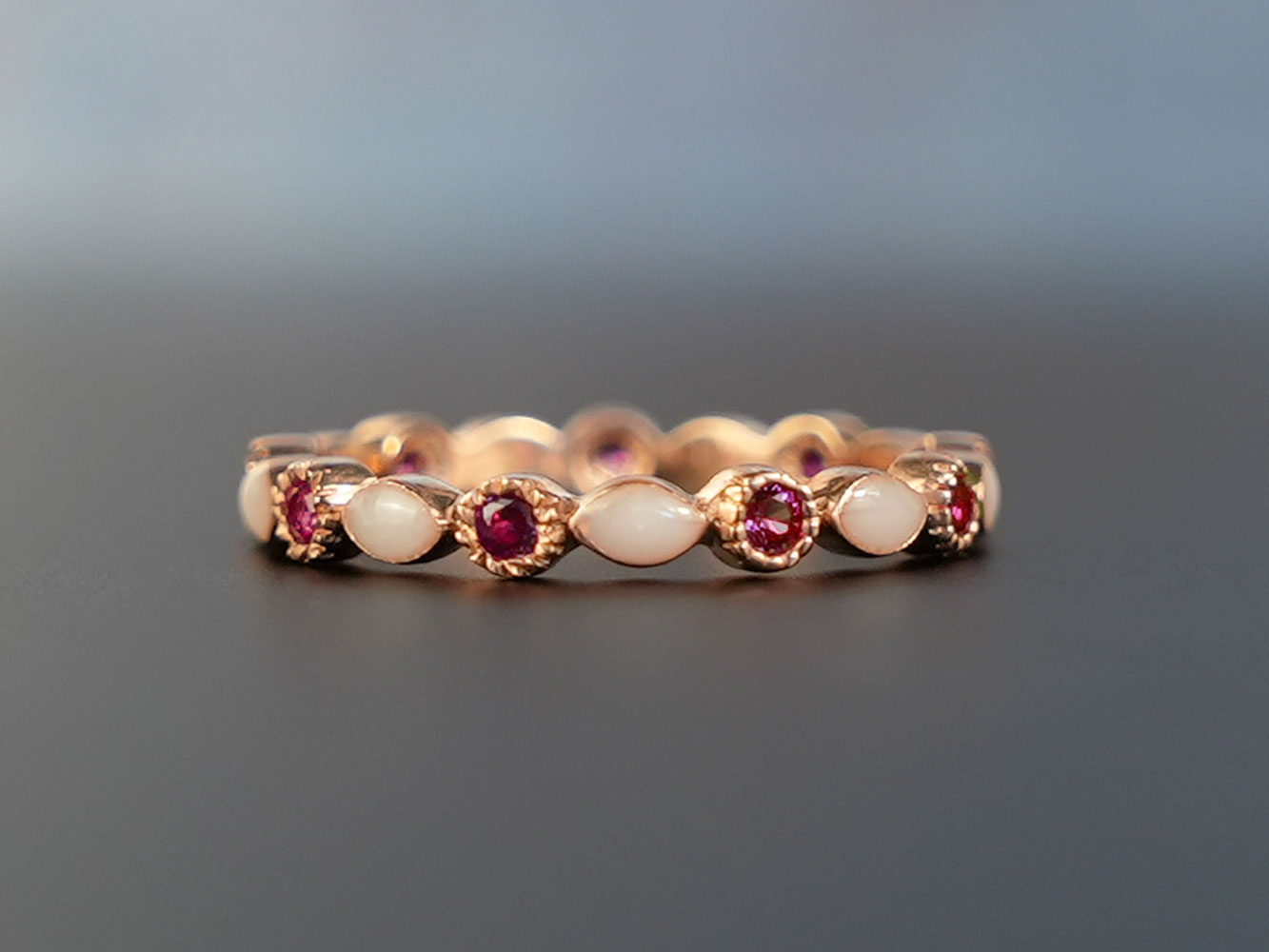 breastmilk-rose-gold-red-infinity-ring
