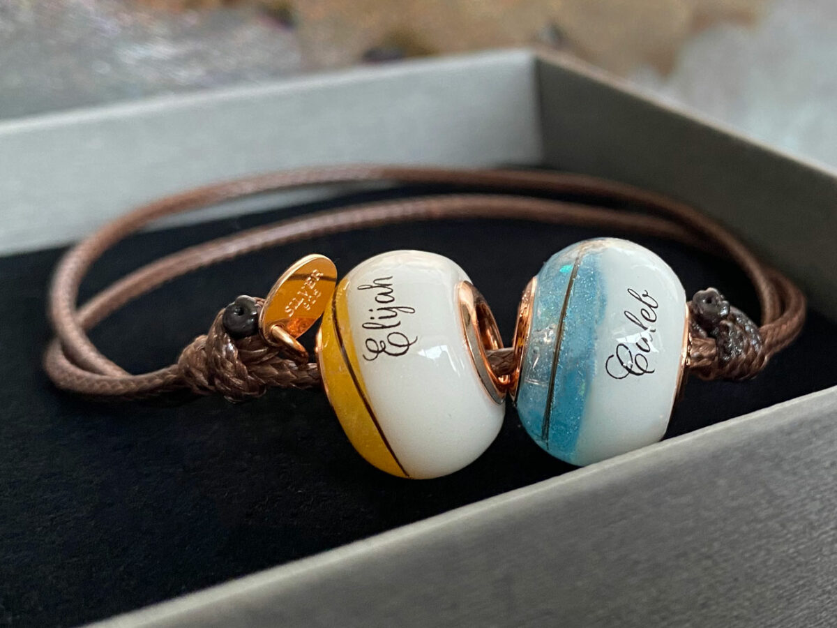 BreastmilkGems™ DIY kit with 2 Gratitude Bracelet set – Jewcells Jewellery