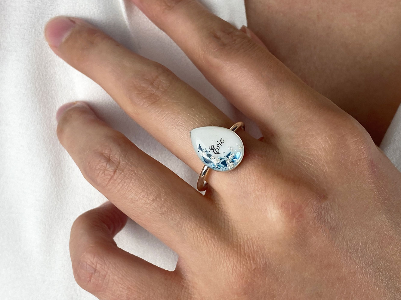 breastmilk-silver-pear-blue-ring-keepsakemom