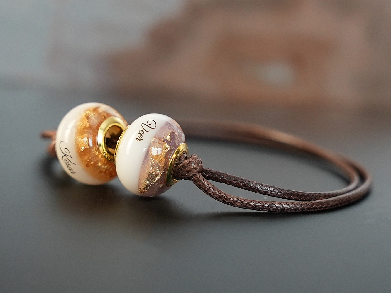 Celebration, Two Children Breast Milk Bracelets and Beads KeepsakeMom