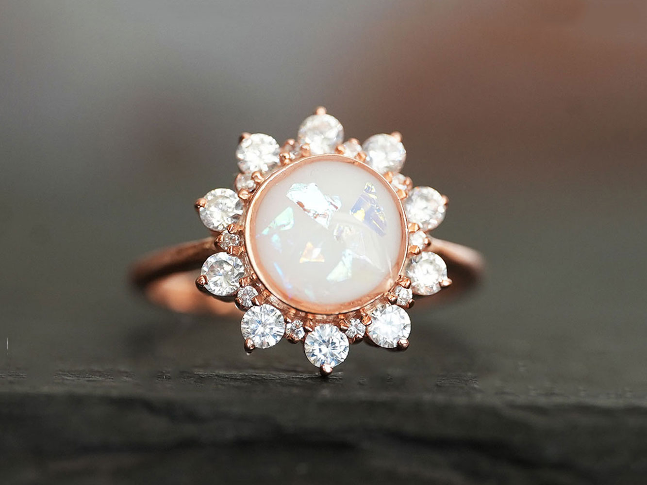 DIY Bloom Breastmilk Ring 925 Sterling Silver Ring DIY Breastmilk