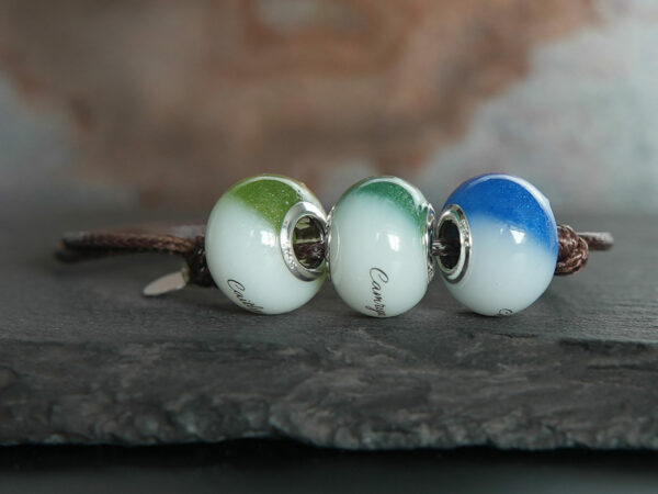 breastmilk jewelry bead bracelet with birth color childs name birth date silver pearl powder keepsakemom