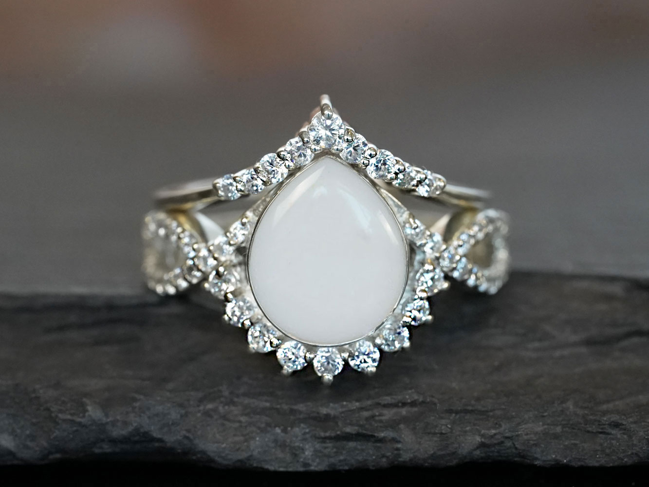 pearl wedding jewelry ring - MAM