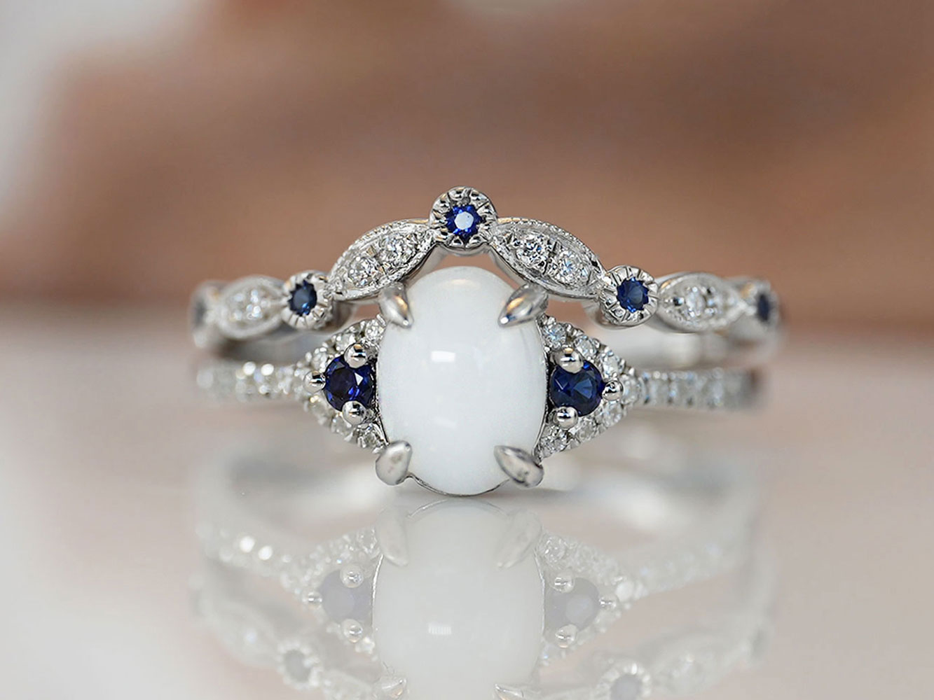 Breastmilk Jewelry Ring Set