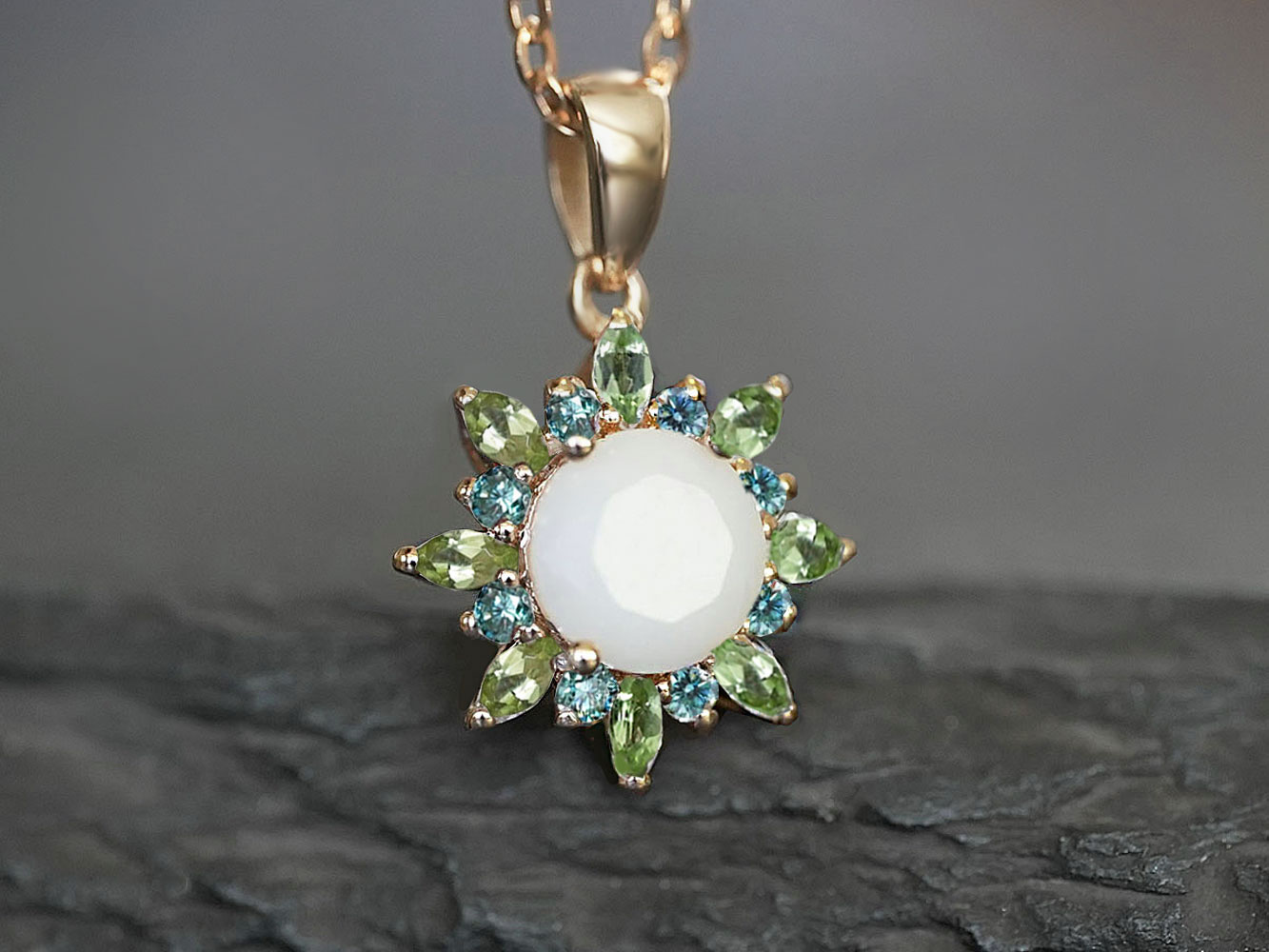 Solid Gold My Shining Star Necklace