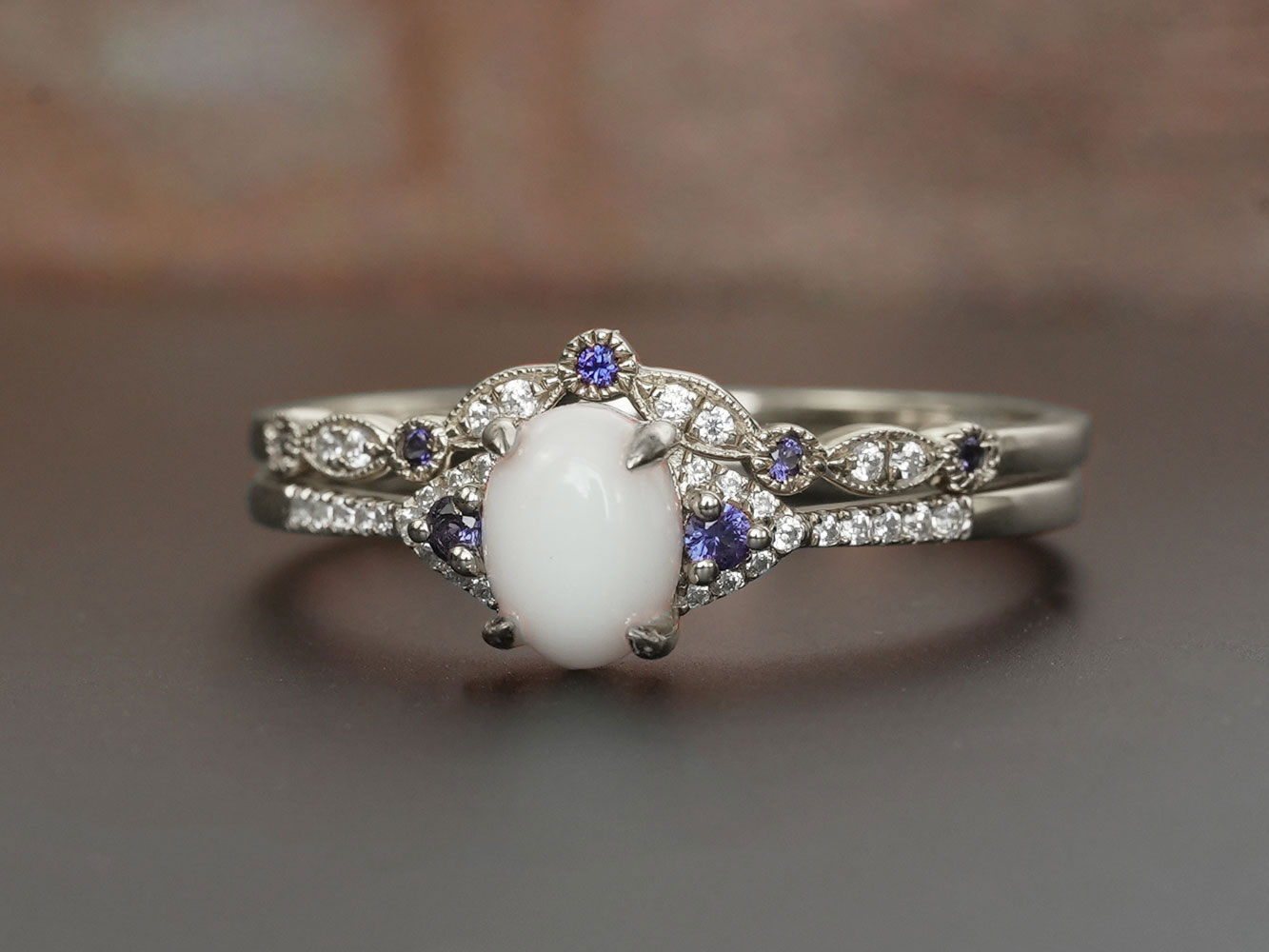 White Gold Breastmilk Jewelry Ring
