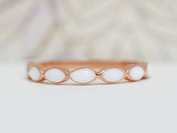 breastmilk jewelry DIY kit ring rose gold leaves branch ring from Keepsakemom