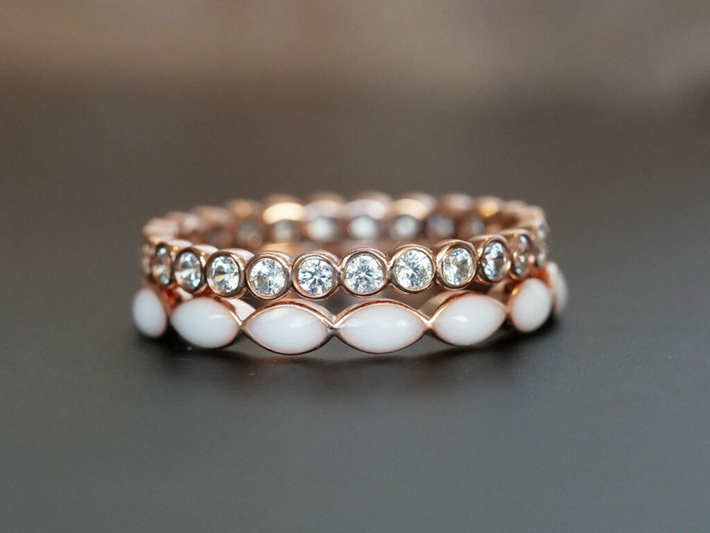 Breast milk rings clearance white gold