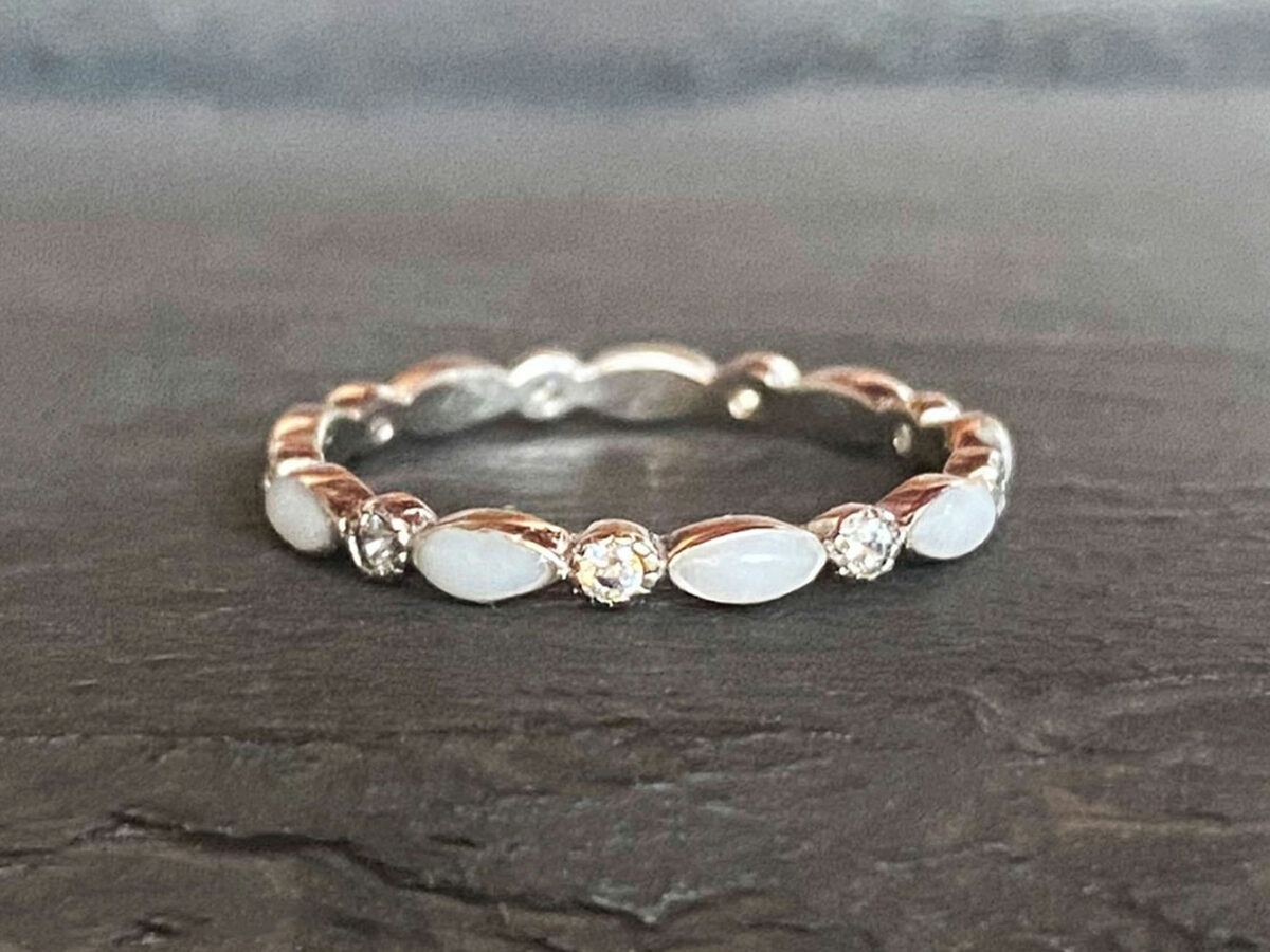 Paisley | Breastmilk Ring - Little Foots Jewelry