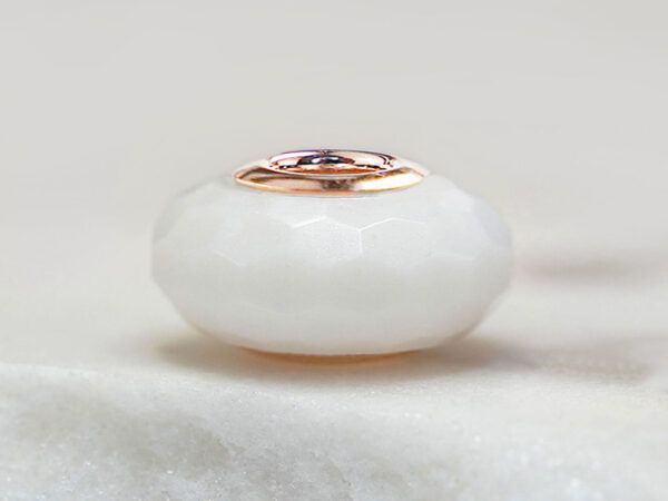 DIY kit breast milk jewelry faceted simple breastmilk bead from KeepsakeMom