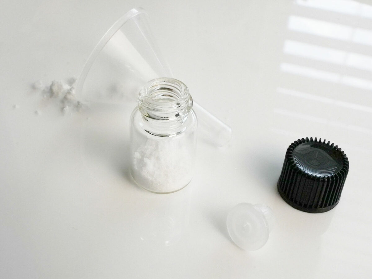 DIY Breastmilk jewelry kit from KeepsakeMom bottle for leftover milk