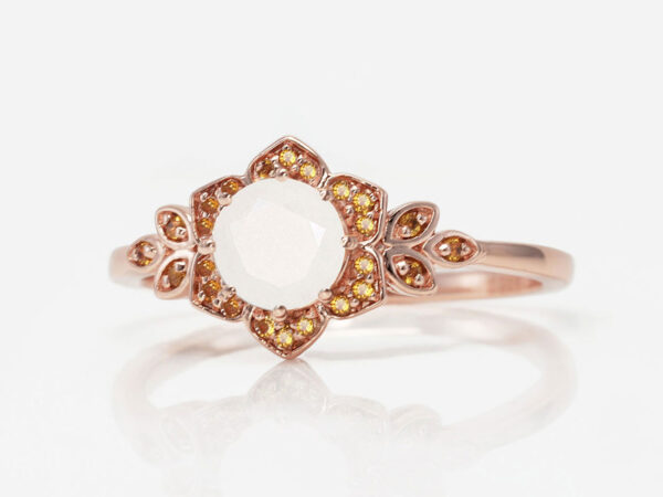 breastmilk-ring-floral-flower-rose-gold-citrine-gems-keepsakemom
