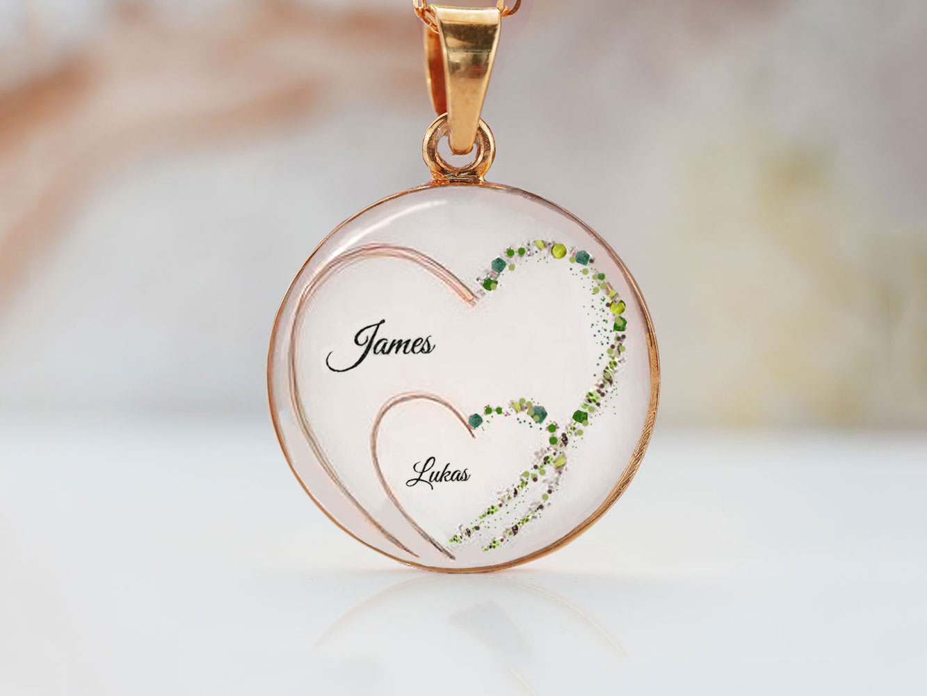 Breastmilk Jewelry Necklace Heart To Heart Pendant Keepsakemoms (1)