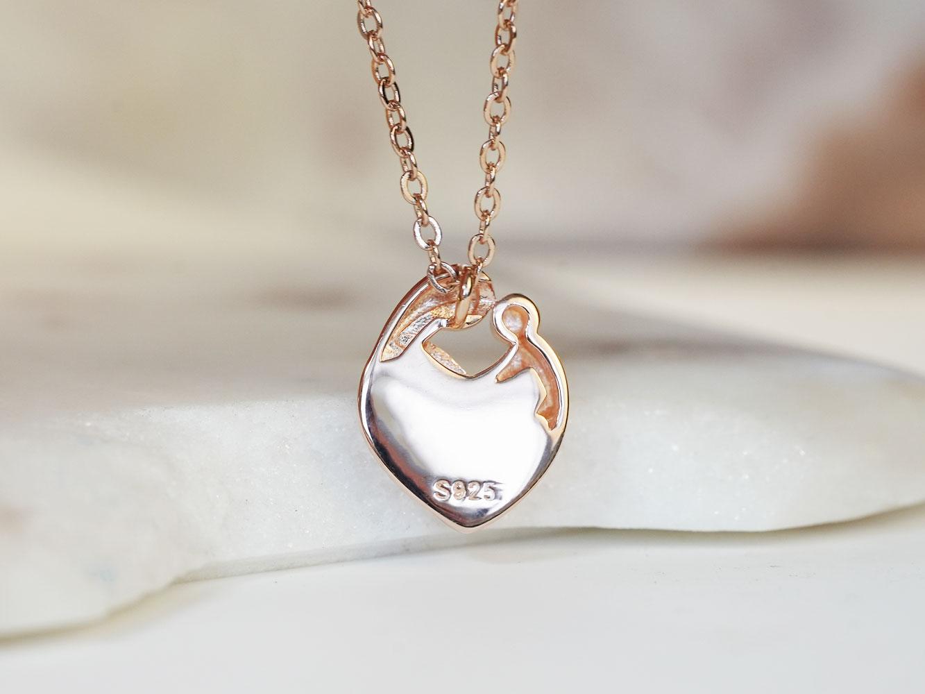 Breast Milk Jewelry Mother Baby Necklace Sterling Silver Keepsakemom (4)