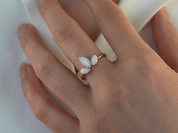 14K Lotus Ring - Image 4