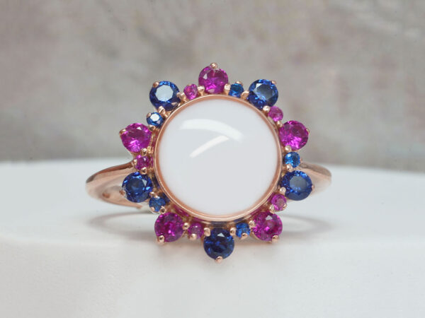 breastmilk-flower-ring-pink-blue-crystals-flower-keepsakemom