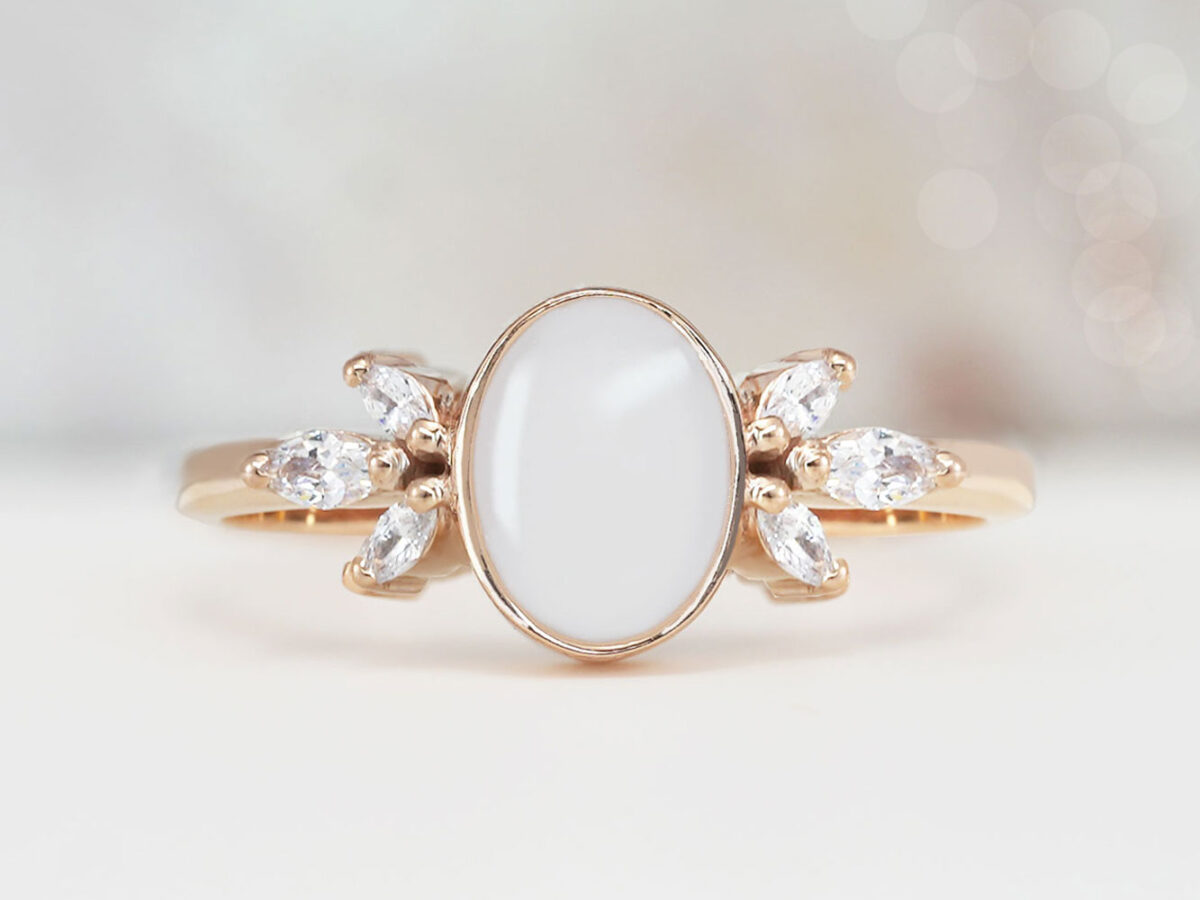 Breastmilk Jewelry Ring Burst Of Love Crystals Clear Oval Diy Keepsakemom breastmilk ring burst of love oval breastmilk stone with three clear crystals on each side from KeepsakeMom