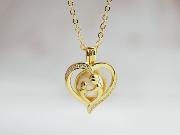 Mother/Baby Locket Necklace