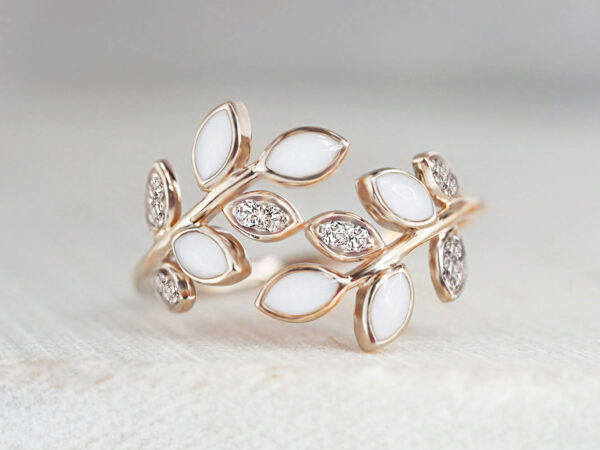 Clear Crystal Mother's Embrace, gold plated