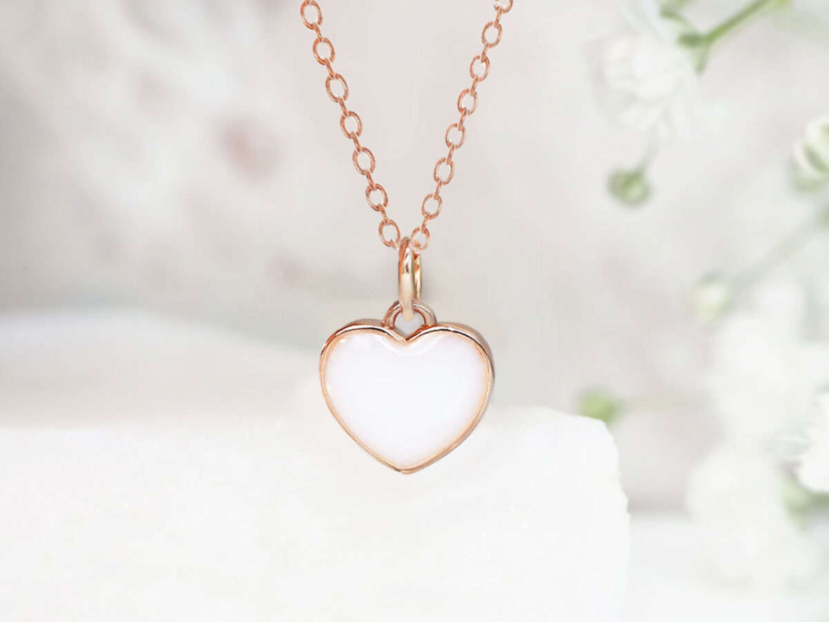 Breastmilk Jewelry Necklace Simple Shape Keepsakemom Heart Simple Diy Kit
