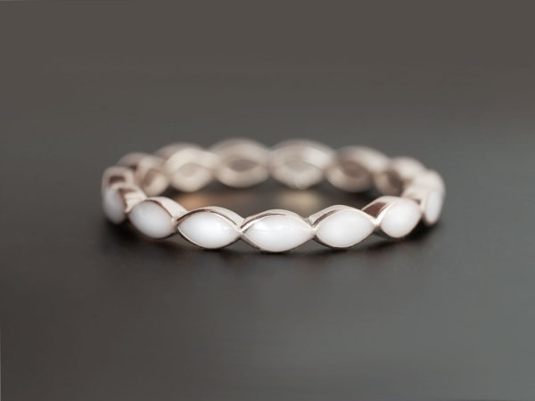 925 Sterling Silver Full Harmony Ring, non-plated